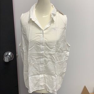 Women's Any Day Sleeveless Shirt - A New Day - Whi